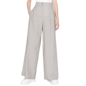 Armani Exchange Pantaloni A zampa Donna High Rise Stripes