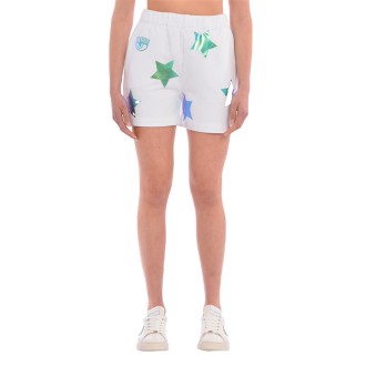 SHORTS FLEECE LIGHT SOFT BIANCO OTTICO