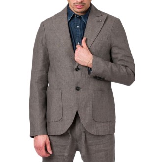Officina 36 Giacche Blazer Uomo Fango