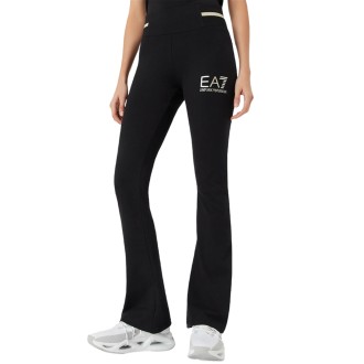 Ea7 Pantaloni A zampa Donna Black