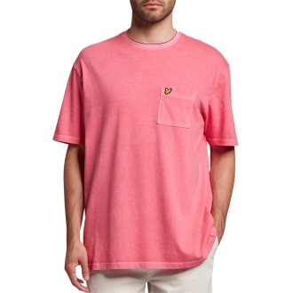 PIGMENT DYE T-SHIRT ELECTRIC PINK