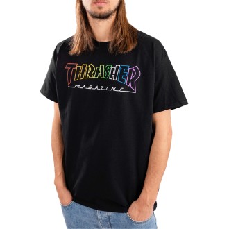 Thrasher T-shirt Manica Corta Unisex Black