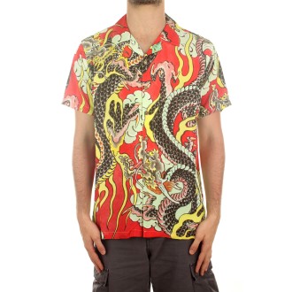 Doomsday Camicie Generiche Uomo Red Aop