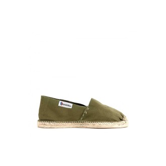 Espadrilles Scarpe Basse Espadrillas Donna Kaki