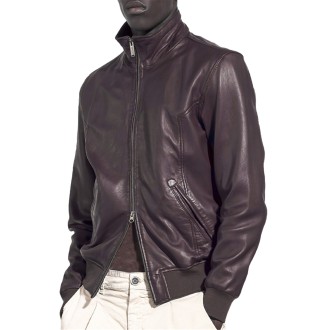 GIACCA PELLE LAMB GAVI WASHED BROWN
