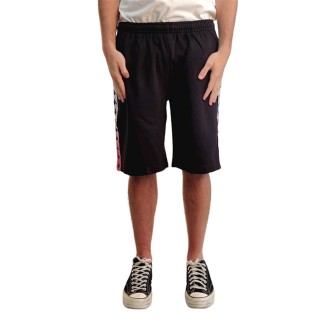 222 BANDA TREADS DEGRADE PANTALONCINI SPORTIVI BLACK-TURQUOISE-FUXI