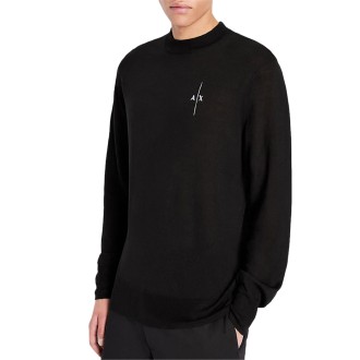 Armani Exchange Maglieria Girocollo Uomo Black