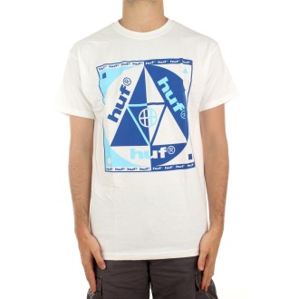 Huf T-shirt Manica Corta Uomo White