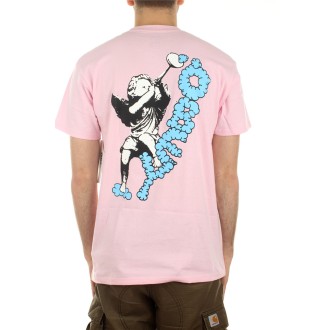 Obey T-shirt Manica Corta Uomo Pink