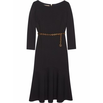 Gucci Dress With Chain Belt