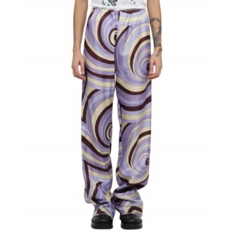 Raf Simons purple spiral trousers