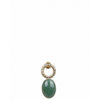 D'Estree green Mini Sonia Ovales earring M