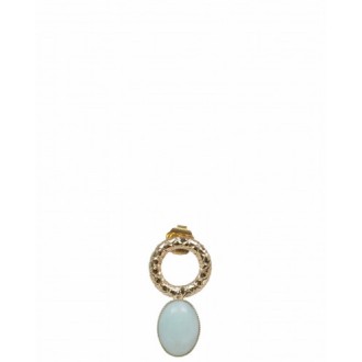 D'Estree aqua Mini Sonia Ovales earring S