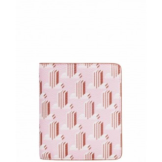 Lanvin pink logo wallet