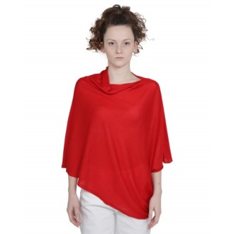 Nenah red Poncho top