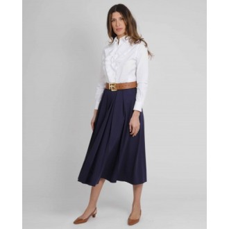 Ralph Lauren navy Beasley skirt