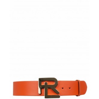 Ralph Lauren orange RL logo belt