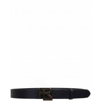 Ralph Lauren navy RL logo belt