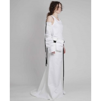 Ann Demeulemeester white Goele skirt