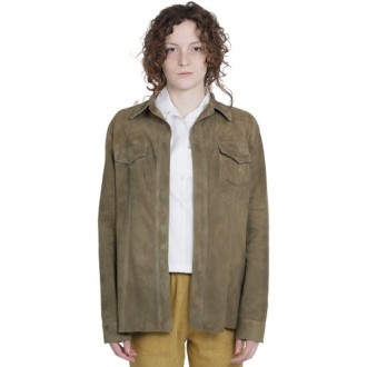 Furling green Valery overshirt