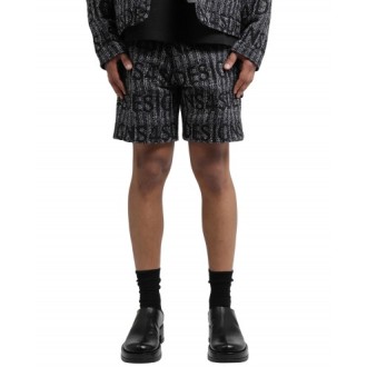 4SDESIGNS black Carpenter bermudas