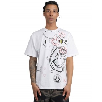 Raf Simons x Smiley white Student drawing t-shirt