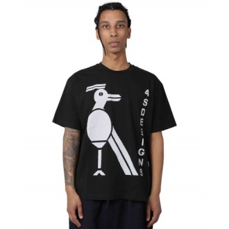 4SDESIGNS black Bird t-shirt