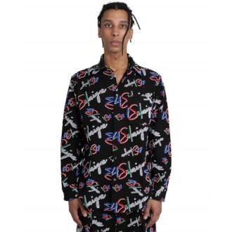 4SDESIGNS black BD Script shirt