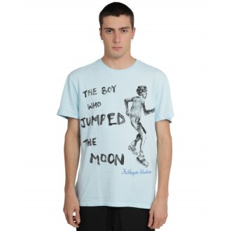 Kidsuper blue jumped the Moon t-shirt