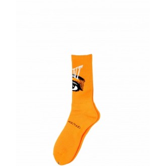 Saint MXXXXXX orange Eye socks