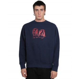 Fucking Awesome navy Front Row sweatshirt