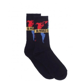 Fucking Awesome black World socks