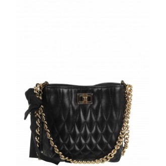 Lanvin black quilted bag M