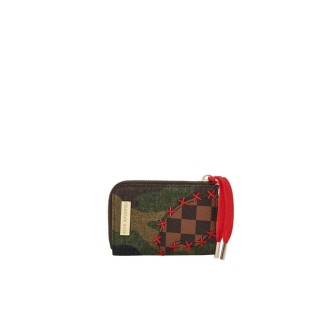 SHARK SHAPE CHECK WALLET CAMOUFLAGE