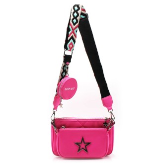 SHOP ART TRIPLA BAG FUXIA  80605FUCSIAFLUO