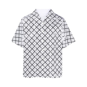 Prada Popeline Madras Shirt