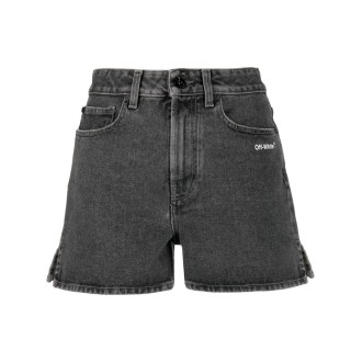 Off White `Diagonal` Straight Shorts 