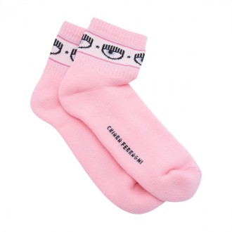 Chiara Ferragni - Pink Cotton Socks