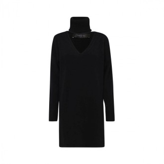 Federica Tosi - Black Wool-cashmere Blend Dress