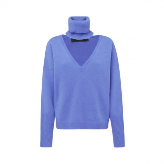 Federica Tosi - Blue Virgin Wool-cashmere Blend Jumper