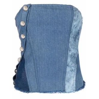 MARQUES ALMEIDA ss22tp0121dnp blue patchwork