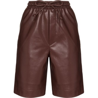 Nanushka `Munira` Eco Vegan Leather Shorts