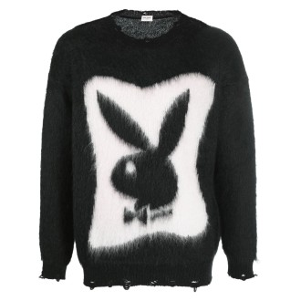 Saint Laurent `Playboy` Sweater In Mohair