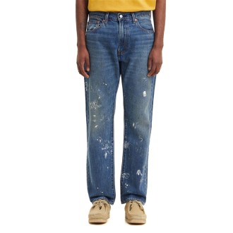 551Z AUTHENTIC STRAIGHT Z0864 MEDIUM INDIGO STONEWASH
