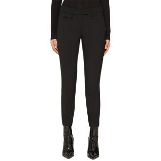 PANTALONE PERFECT BANDA FIANCO NERO