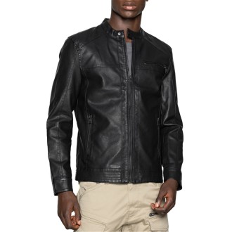 Only & Sons Giacche In Pelle Uomo Black