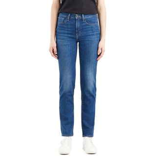 724 HIGH RISE STRAIGHT NONSTOP MED INDIGO - WORN IN