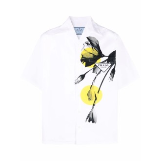 Prada Popeline Tulip Shirt