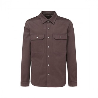 Rick Owens - Dust Brown Cotton Shirt