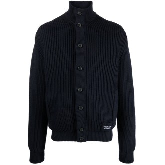 Prada Round-Neck Sweater With `Re-Nylon` Details